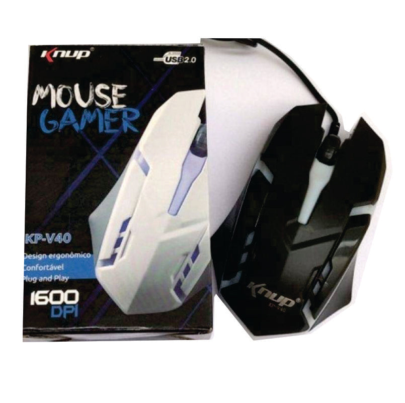 Mouse Gamer Knup 1600 Dpi Kp-v40 Usb 2.0