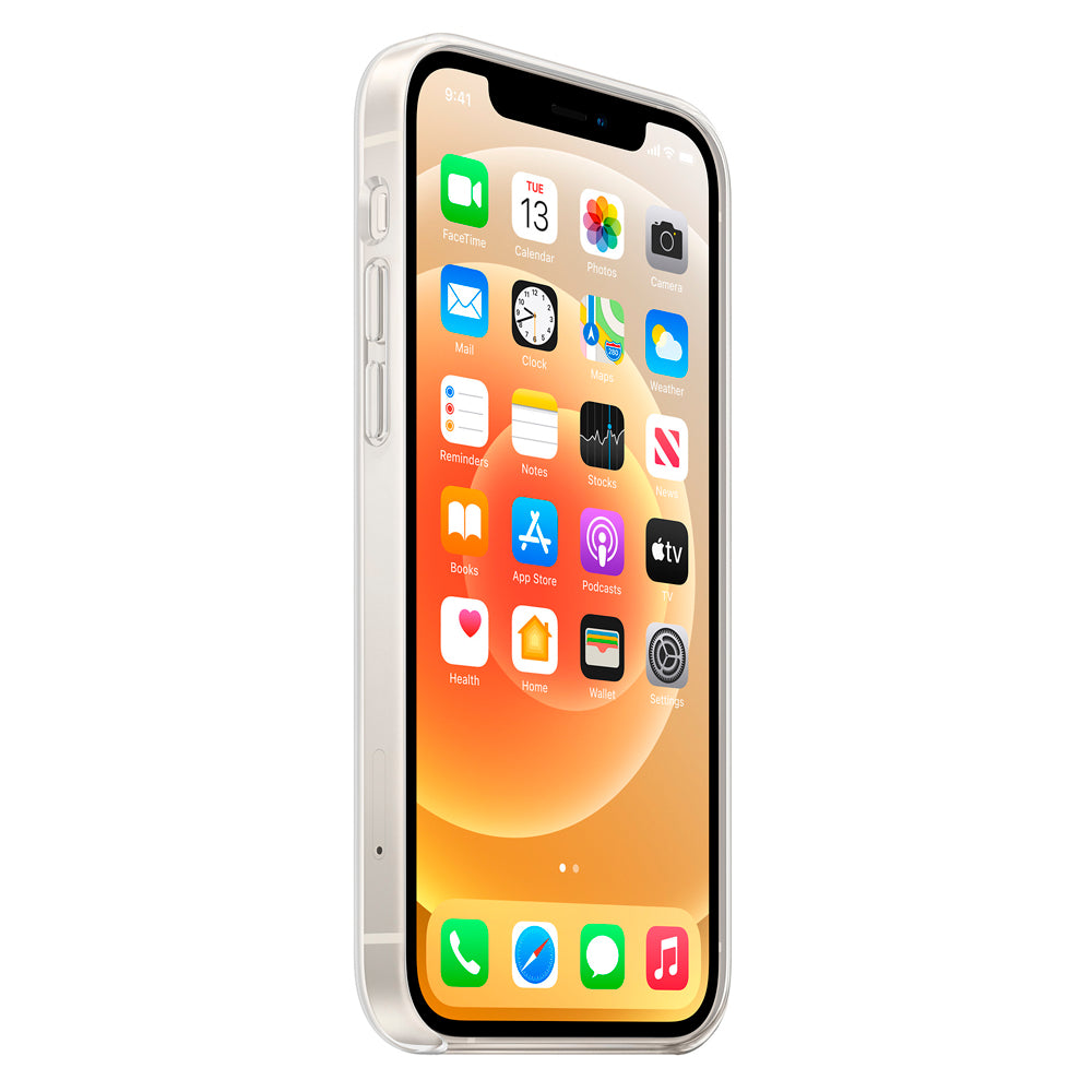 Capa Transparente, Com Suporte Para Carregamento Magnético, Para iPhone 12 / 12 Pro