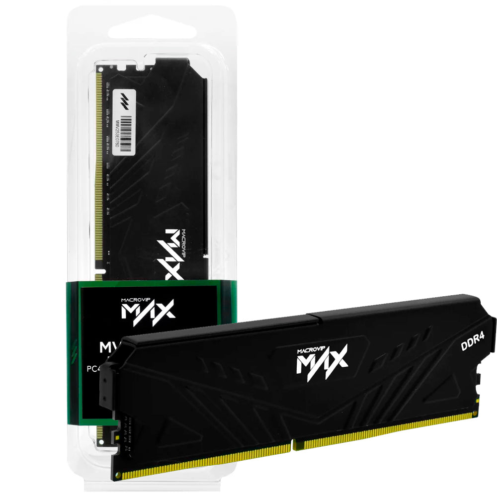 Memória RAM Macrovip MAX 16GB 3200 MHz DDR4 (MVX32N16/16) - CL16, Desktop UDIMM PC4-25600