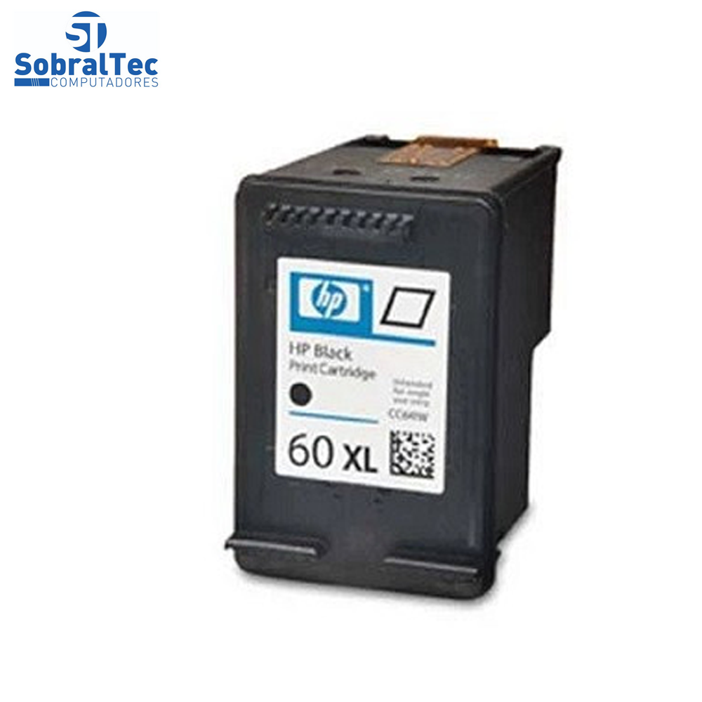 Cartucho hp 60xl Preto Cc641wb
