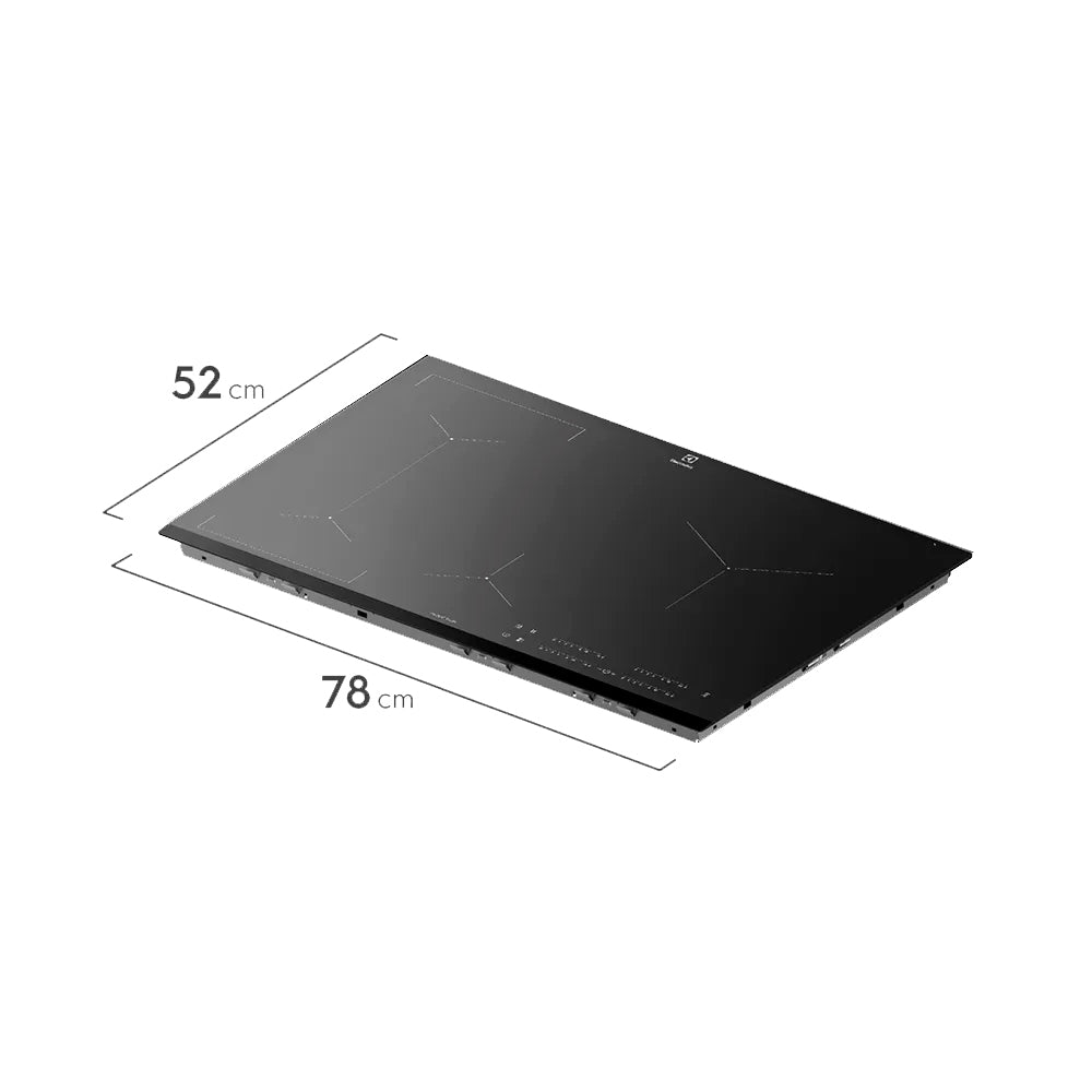 Cooktop Fogão Por Indução Eletrolux, IE80P de 4 Zonas Com Painel Touch Preto 220V
