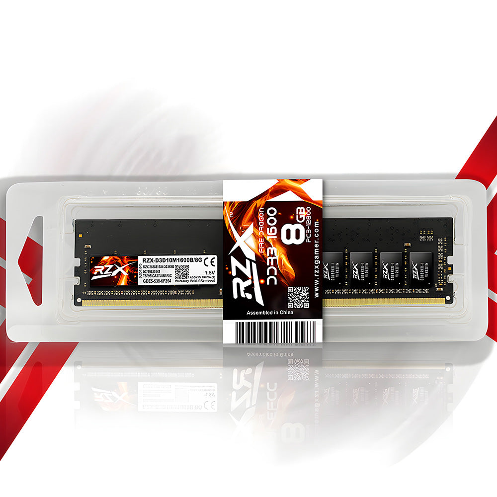 Memória RAM Gamer Desktop 8GB 1600MHz 1.5V DDR3 FireDragon - RZX