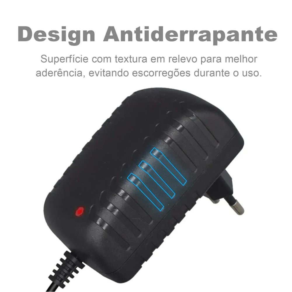 Fonte De Alimentação Bivolt 12v 2a Plugue P4 5.5mm, Hmaston