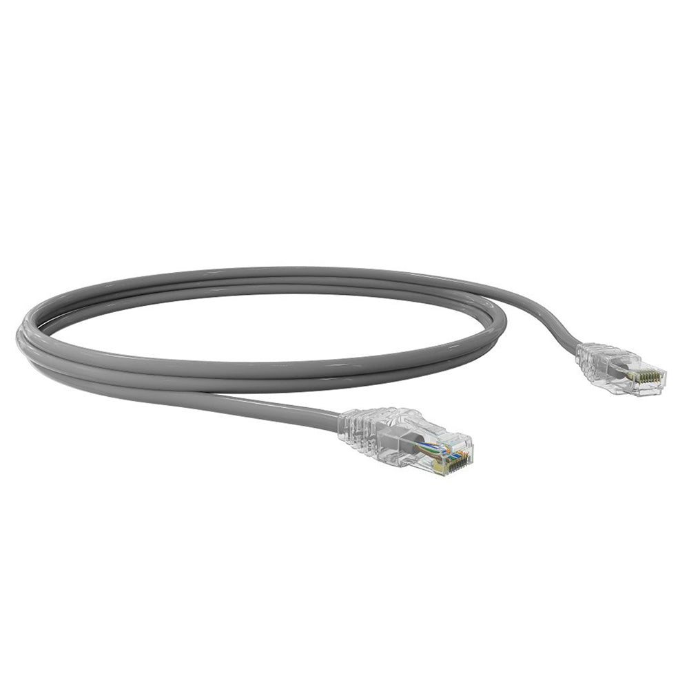 Cabo de Rede Patch Cord Sohoplus U/UTP CAT.5e CMX 0.5 Metros ( 50cm ) - Cinza