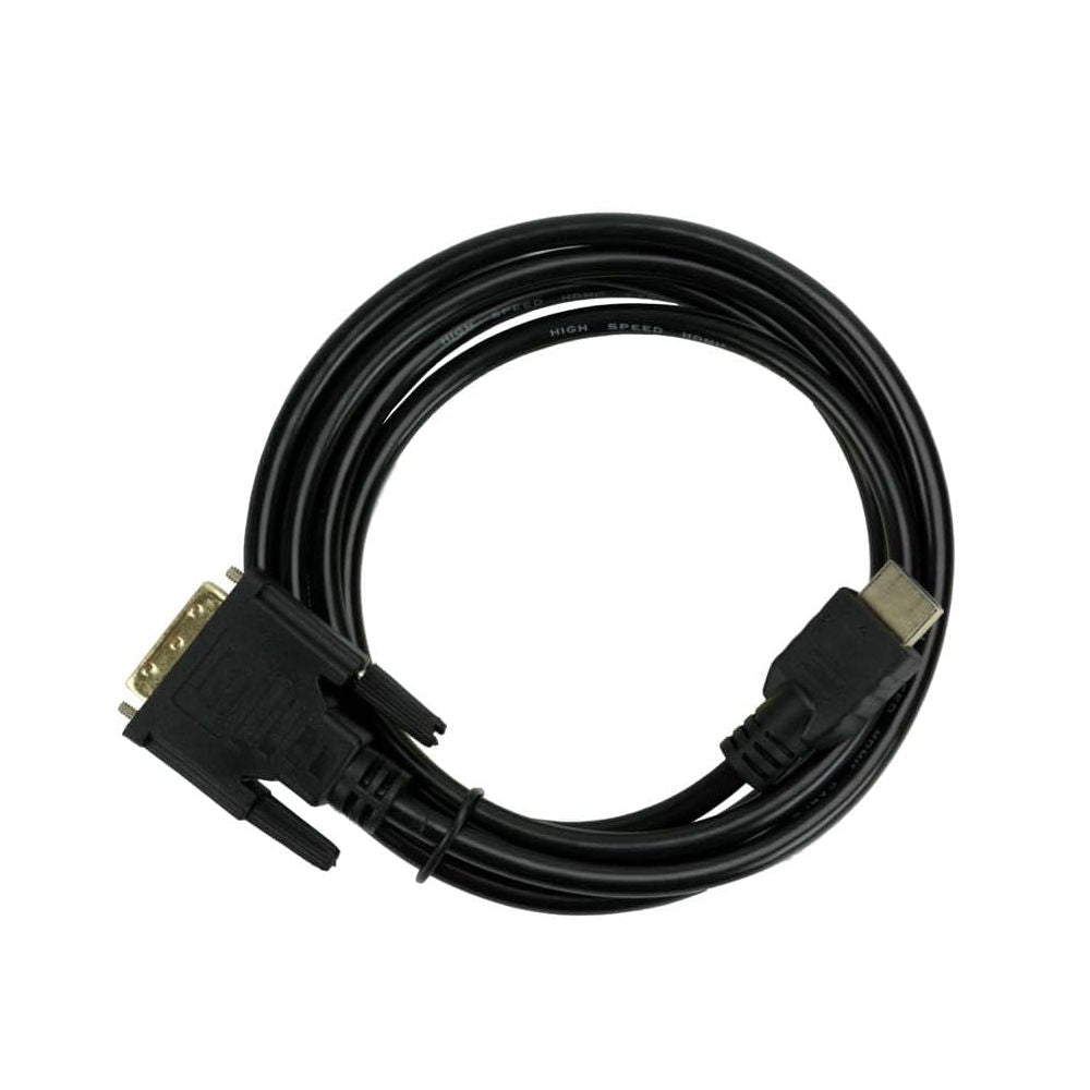 Cabo Conversor DVI 24+1 Macho para HDMI Macho 1.5 Metro KNUP, KP-YP5009, Banhado a Ouro