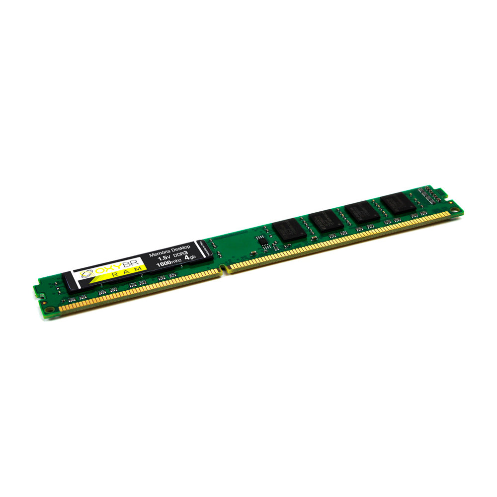 Memória Ram Desktop 4GB 1600MHz DDR3 OxyBR