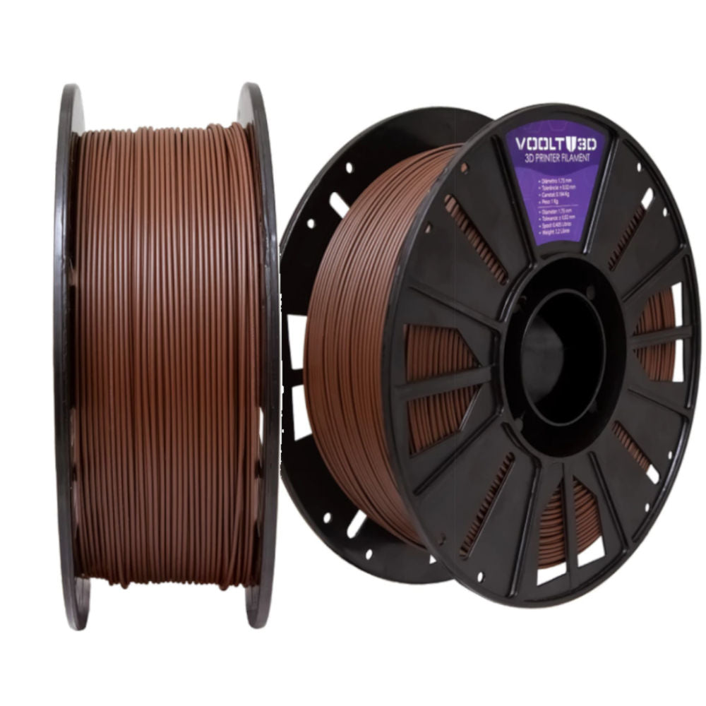 Filamento PLA Marrom Velvet High Speed Premium 1 Kg 1,75 mm – Impressão 3D FDM