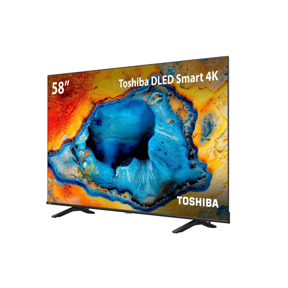 Smart TV DLED 58" 4K Toshiba 58C350NS VIDAA 3 HDMI 2 USB Wi-Fi - TB031M