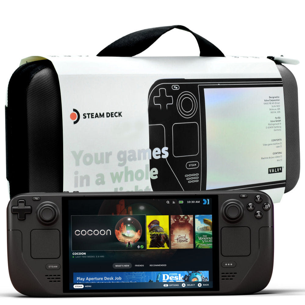 Valve Steam Deck 512GB SSD Console Portátil Tela 7" 60Hz LCD 16GB RAM LPDDR5