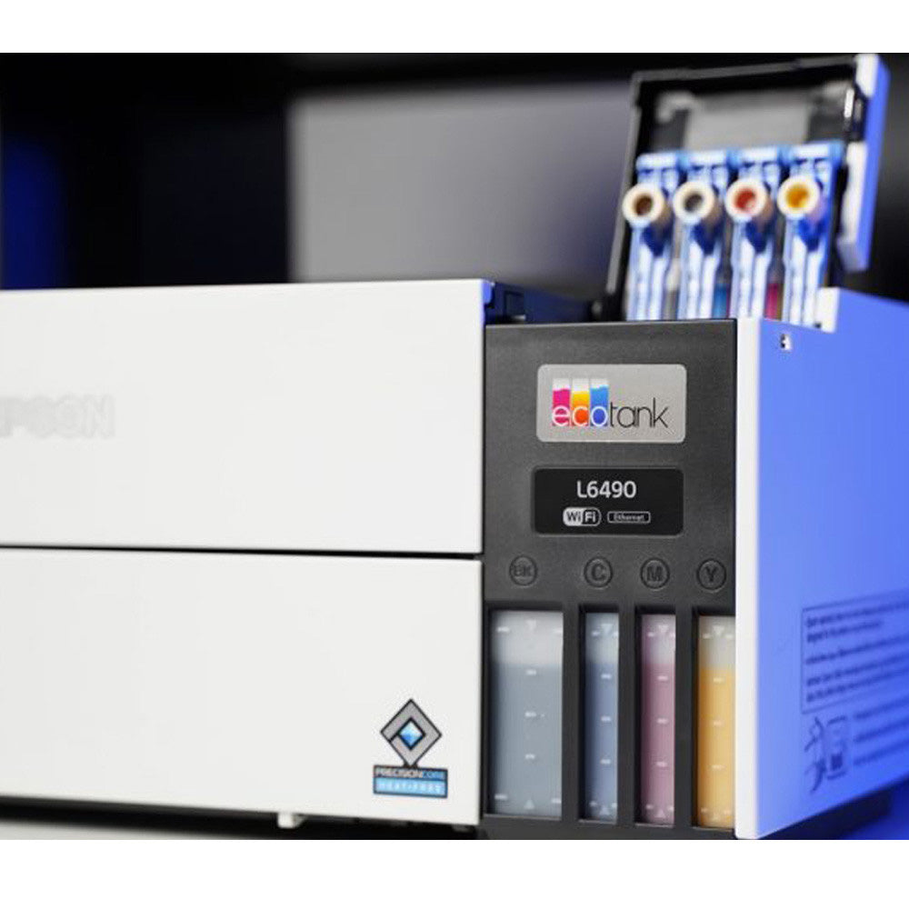 Impressora Multifuncional Epson Eco Tank L6490, Colorida, Wifi, Duplex, Preto e Branco - C11CJ88302