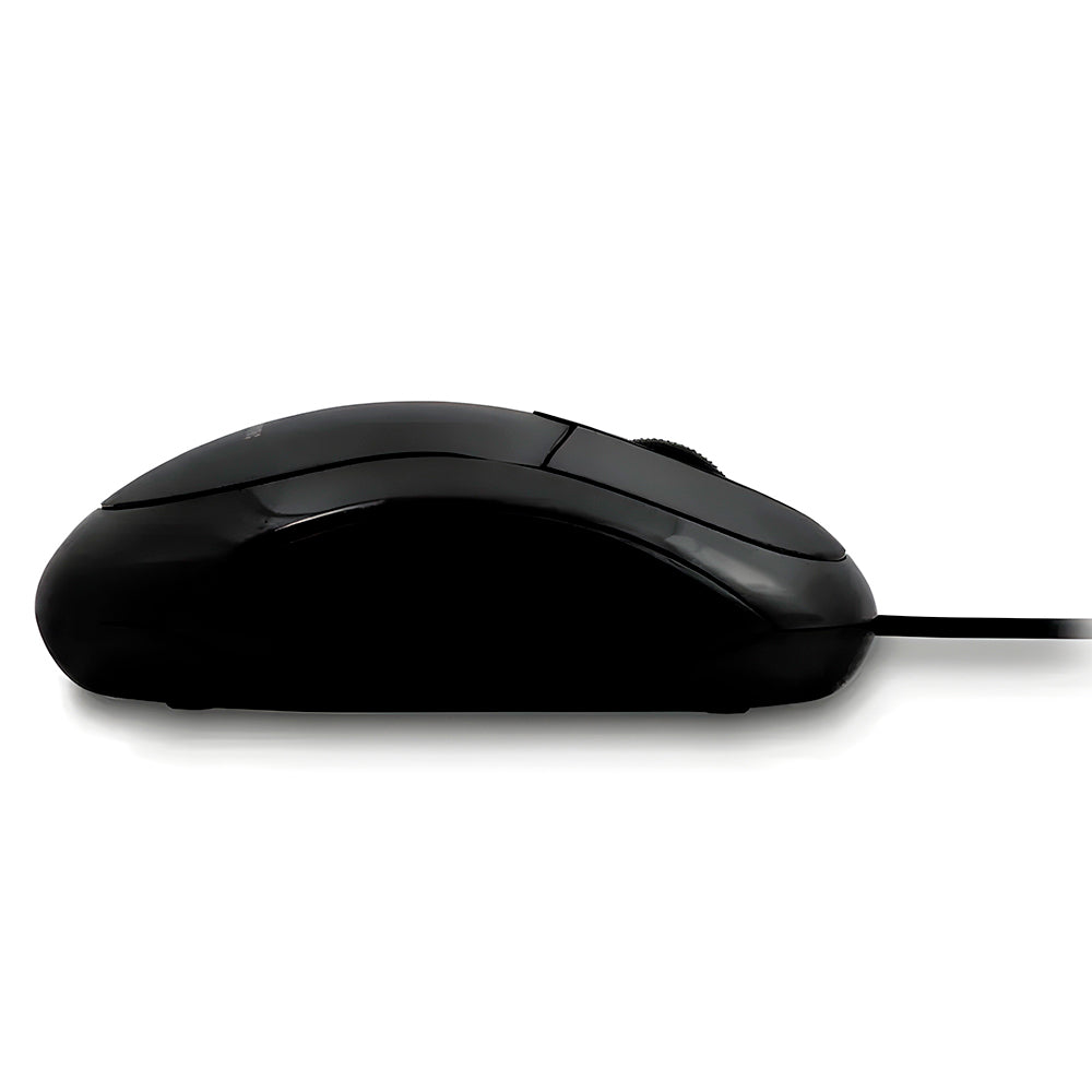 Kit Teclado e Mouse USB, 1.200 DPI, Slim Plug And Play Padrão ABNT2 Goldentec GT850 - Preto