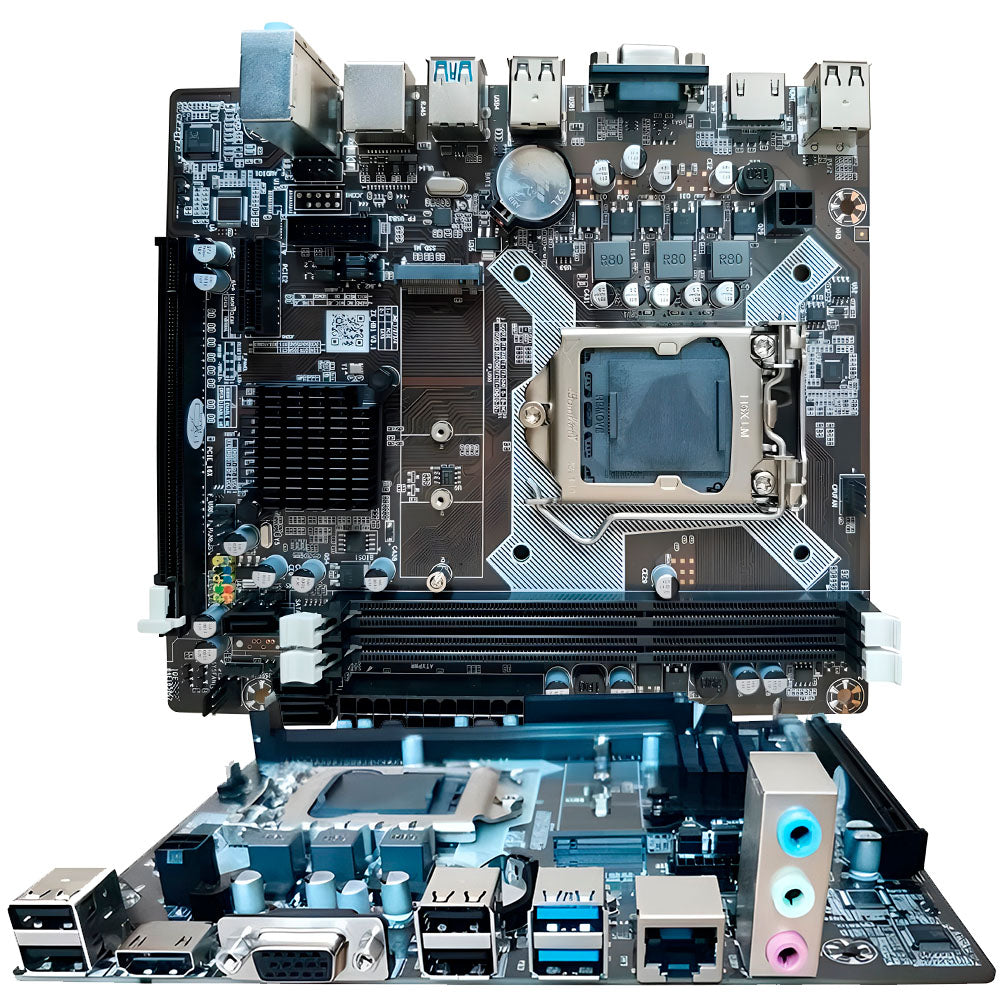 Placa Mãe Soquete 1150 H81 DDR3, Com Slot Para SSD M.2, PCi Express, HDMI e Rede Gigabit, Goldentec - GT-H81-M2