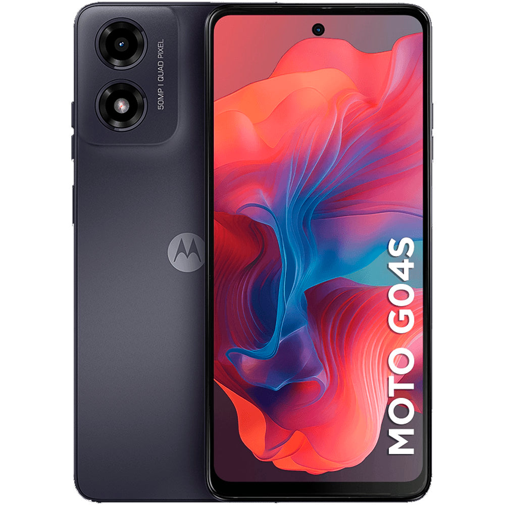 Smartphone Motorola Moto G04S - 128GB 8GB Ram Boost Camera 16MP Com Sensor Moto AI FPS Lateral Grafite