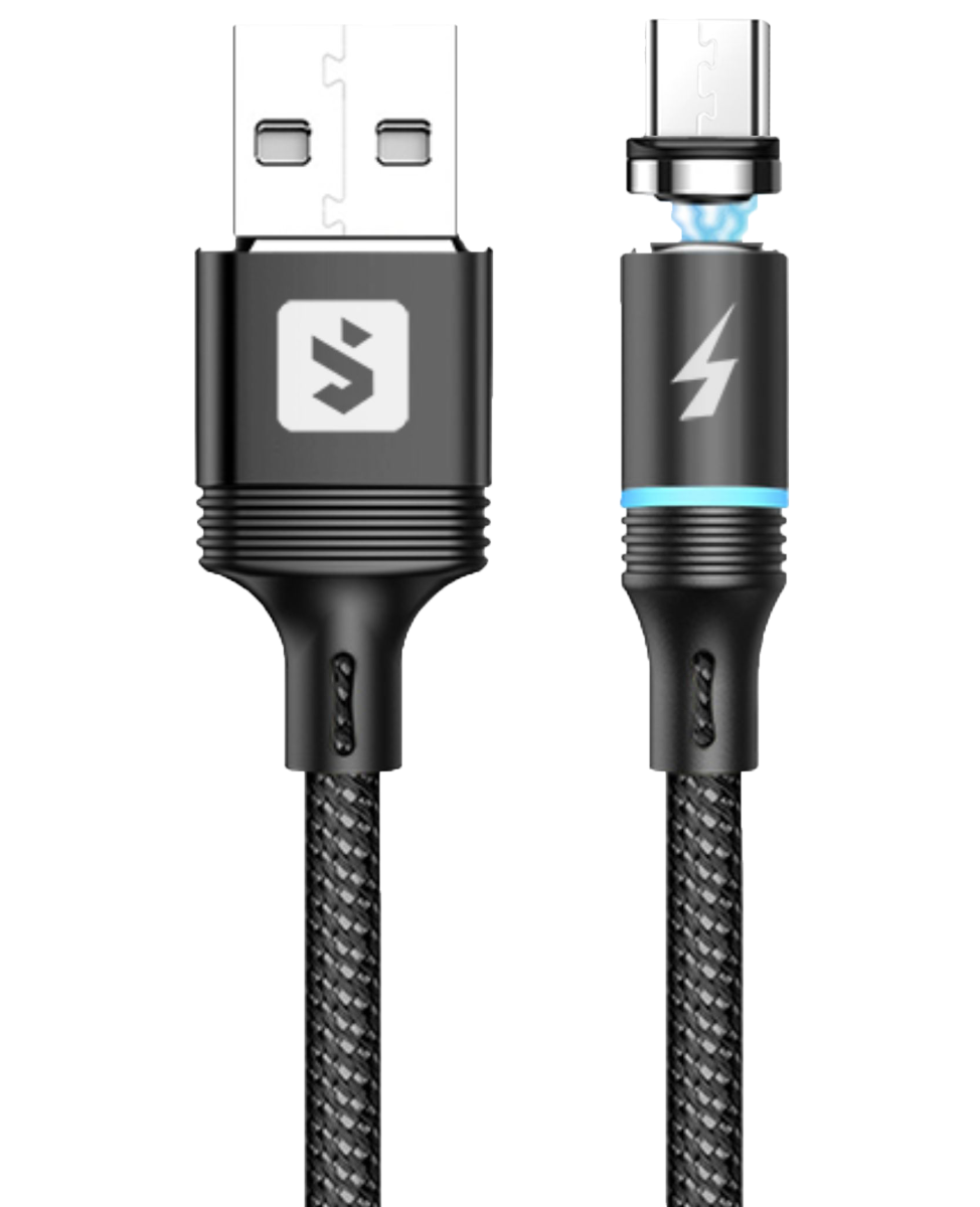 Cabo Magnetico Para Carregamento USB Azul Sumexr SX-B16V8