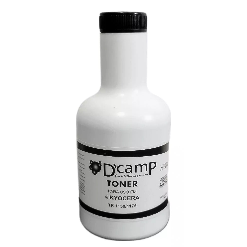 Refil Toner D'camp Para Kyocera TK 1150/1175 Fs1035 1135 1120 1060 M2040 (300gr)