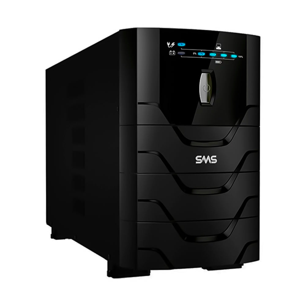 Nobreak Senoidal SMS Monovolt 3200VA Power Sinus NG, Entrada e Saida 220V, 6 Tomadas de 10A + 4 Tomadas de 20A