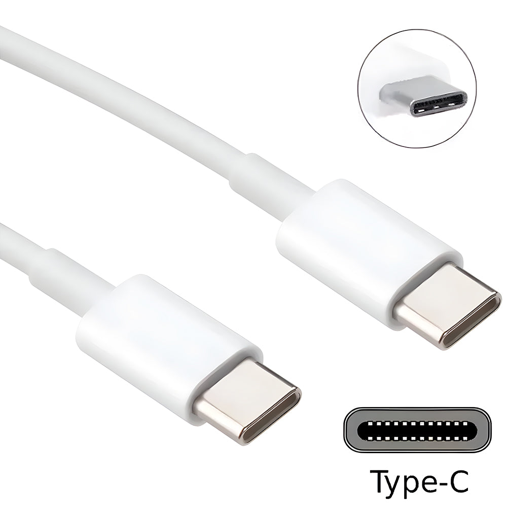 Cabo USB-C Para USB-C, Carga e Dados, 1 Metro de Comprimento, 60W, 9V, 3A, A'Gold, CB-51