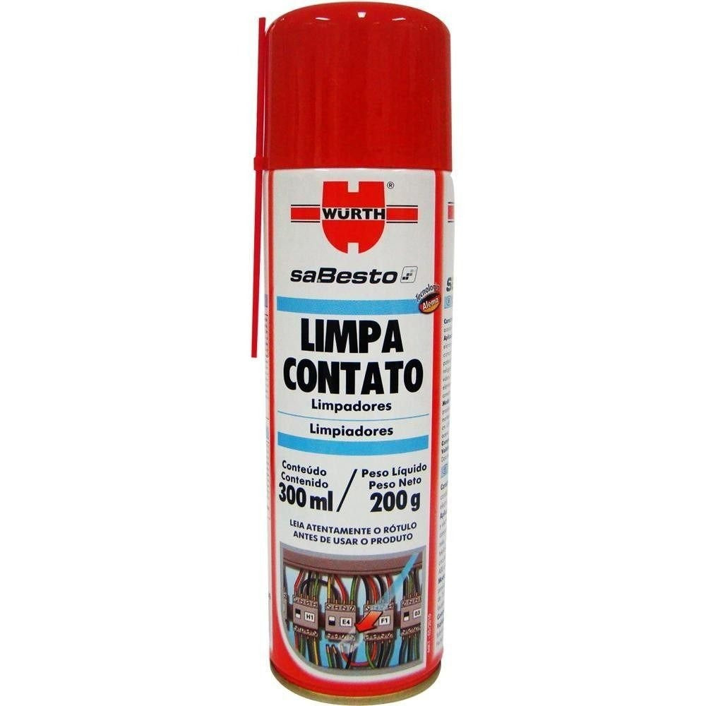 Limpa Contato Spray 300 ML - 200 G - Wurth 389565-300