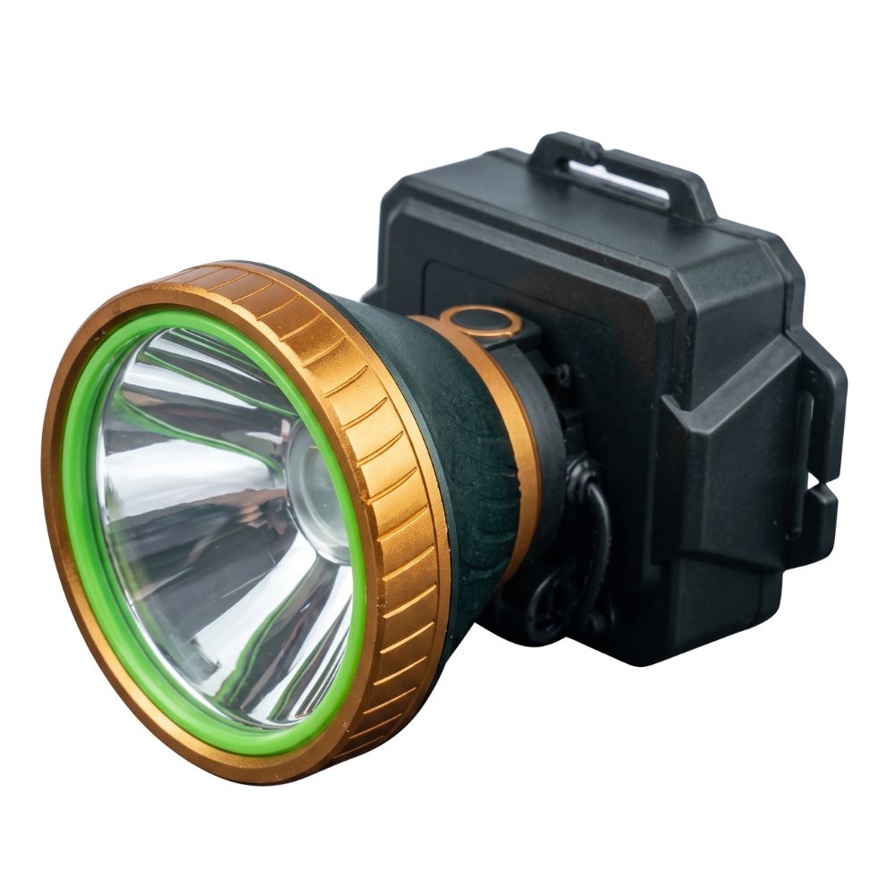 Lanterna de Cabeça LED 5W Leon LEON-627 GTS 3 Modos com Alimentação 3 Pilhas AA