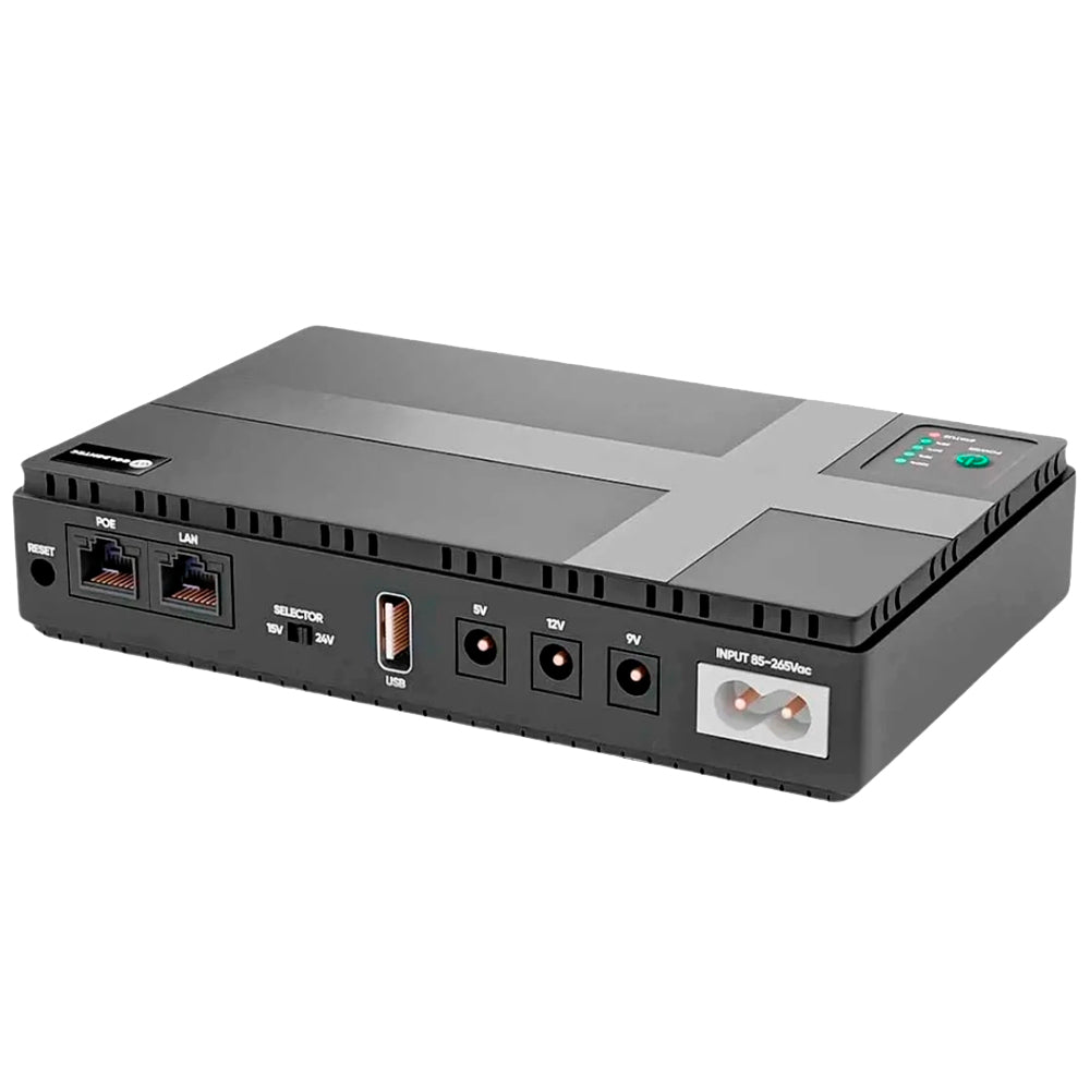 Mini Nobreak UPS 18W, Bivolt, 9/12/15/24V, Bateria 10.400mAH Para Roteadores, Câmera de segurança - 65905