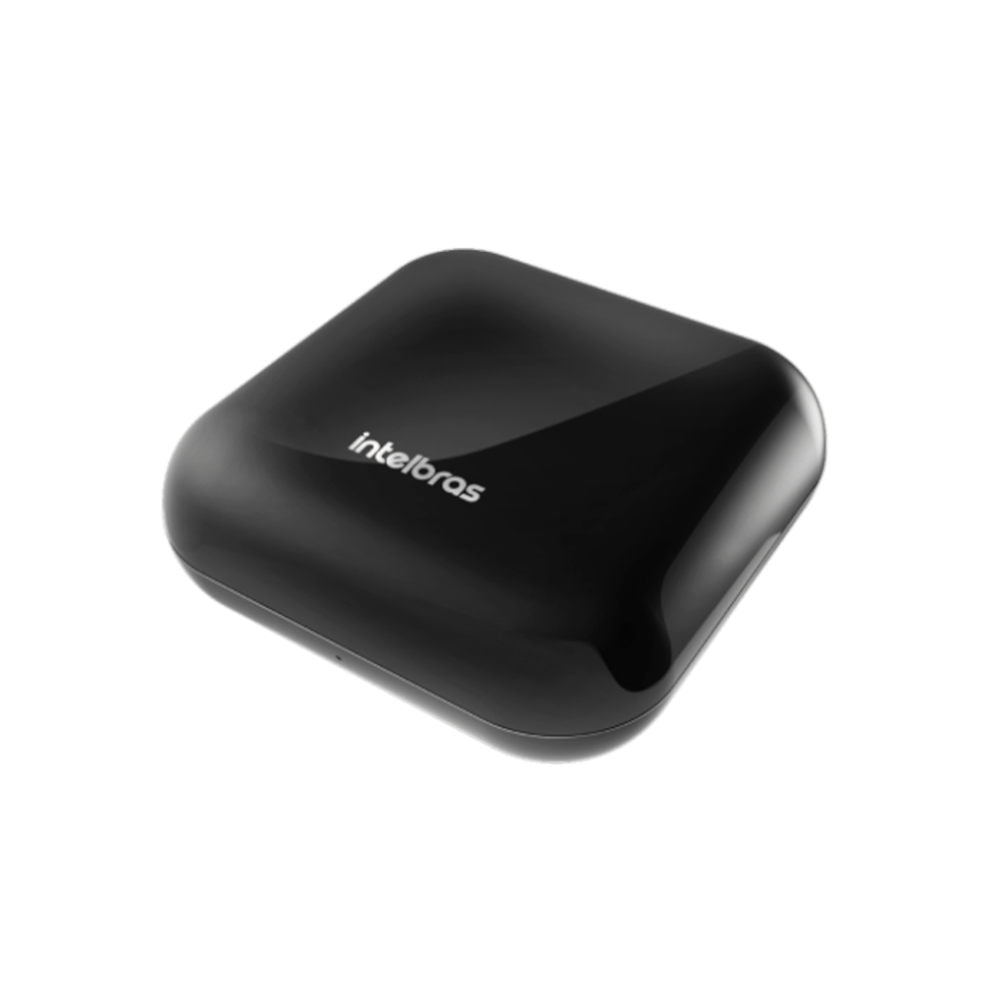 Controle Universal Inteligente IR Intelbras MCR 1001 Wi-Fi 2.4GHz, IR 360° até 15 m, alimentação 5V USB, 38 kHz - Preto