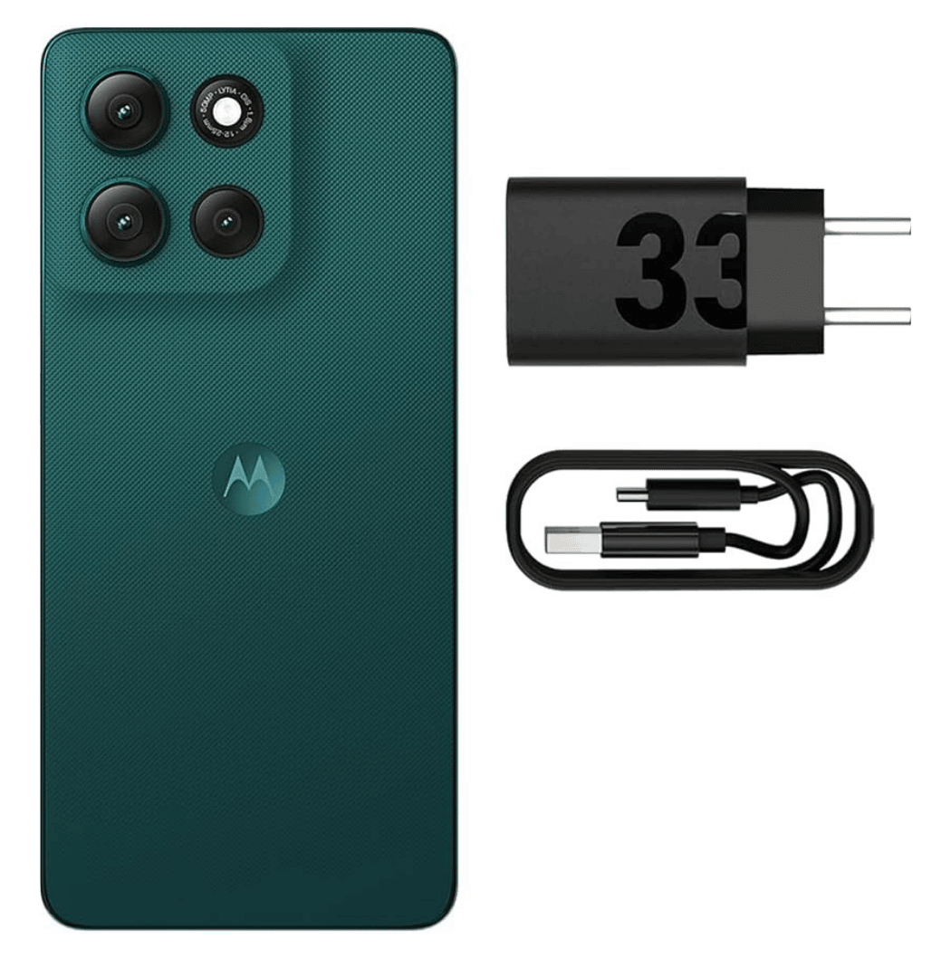 Smartphone Motorola Moto G86 5G Tela 6,7" 512GB 24GB (12GB RAM+12GB Ram Boost), Câmera 50MP - Verde Escuro