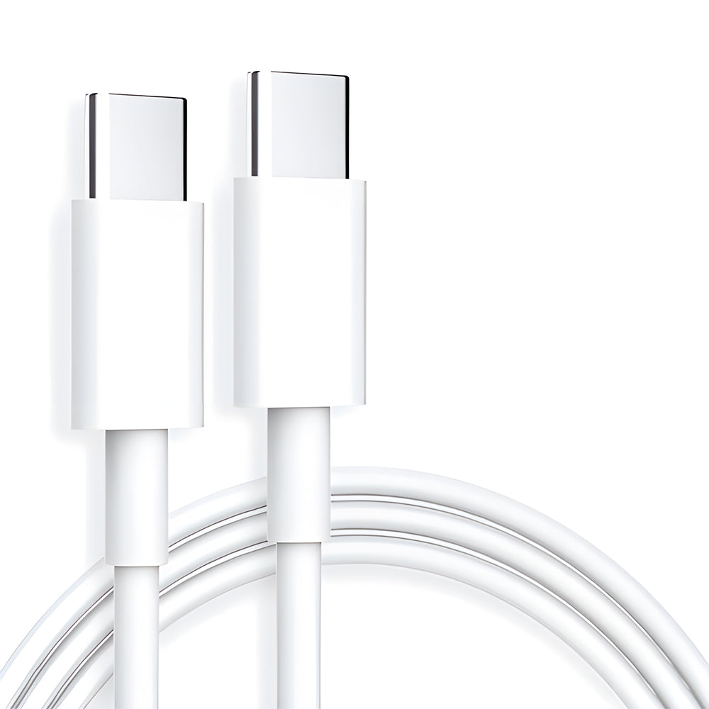 Cabo USB-C Para USB-C, Dados e Carga, 1 Metro de Comprimento, IP 15, Lehmox, LE-478