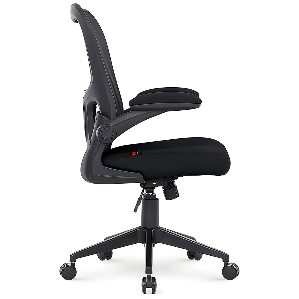 Cadeira Office DT3 Vita Armeria Series, Black, Ergonomica e Confortável Com Revestimento Mesh