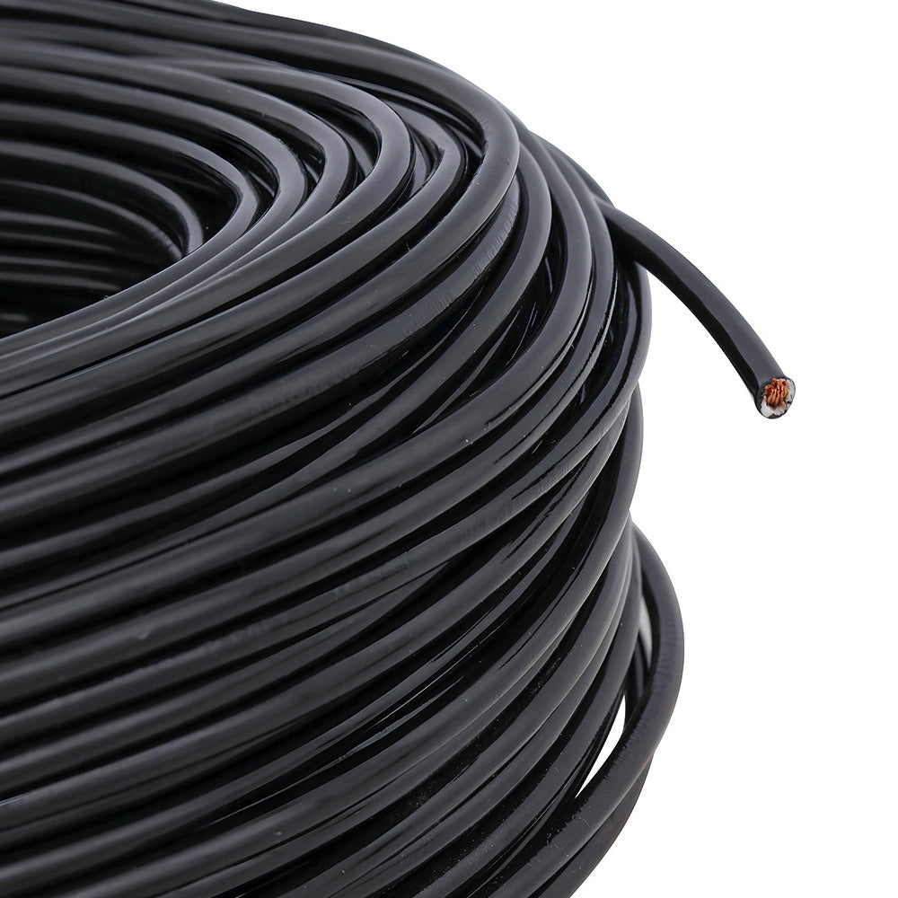 Cabo de Energia Flexível 750 Volts 4,00mm Megatron - 7702 Rolo com 100 Metros - Preto