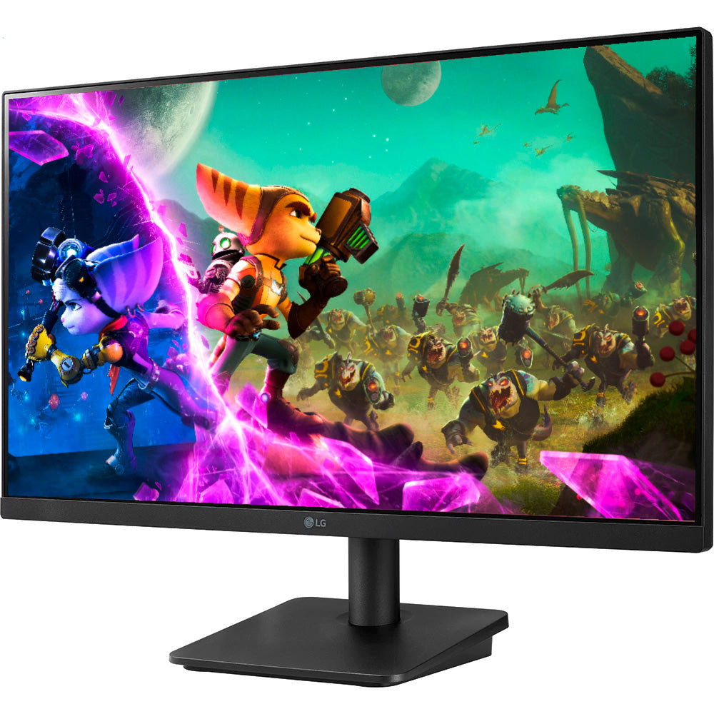 Monitor Gamer LG 23.8" 75Hz LED Full HD, IPS, HDMI, VESA, FreeSync, Sem Bordas, Preto - 24MP400