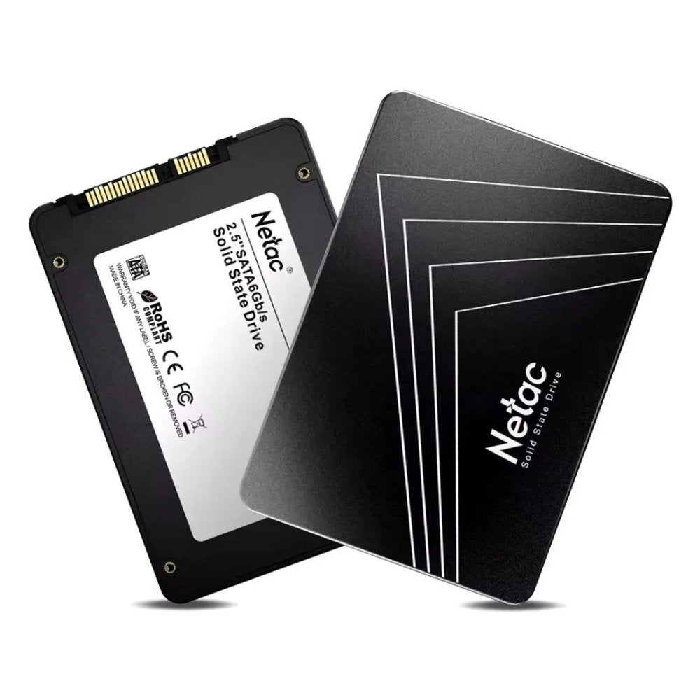 SSD Netac 512GB SATA III 2,5", Leitura 560MB/s Gravação 510MB/s, N530S, TLC