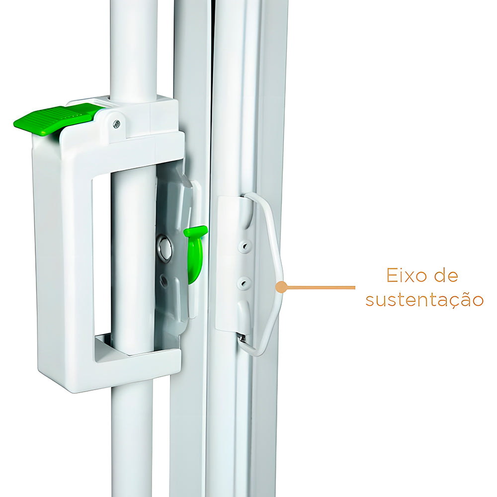 Tela de Projeção 180 x 180cm (4:3) 71" com Tripé Ajustável, Película Matte-White 1.0, Sistema Multiponto - Goldentec