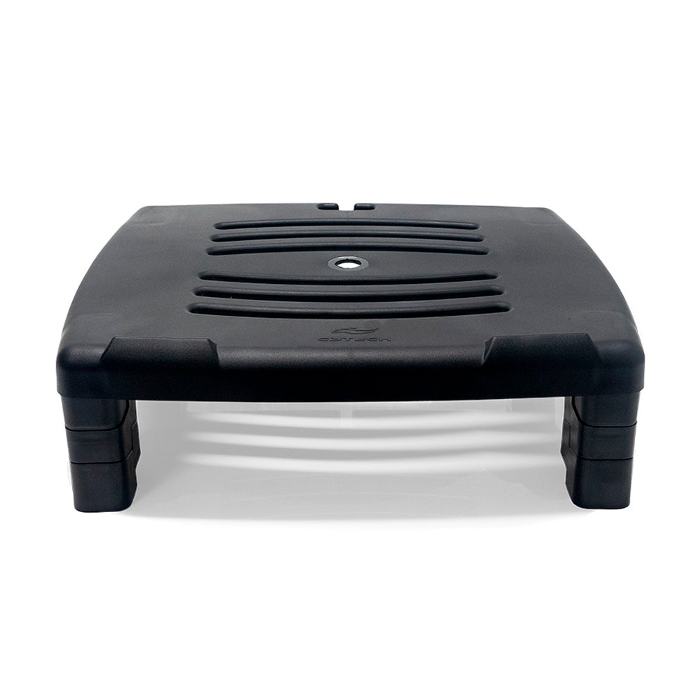 Base Para Monitor BM-50BK C3Tech, com 4 Níveis de Regulagem de Altura, Quadrado - Preto