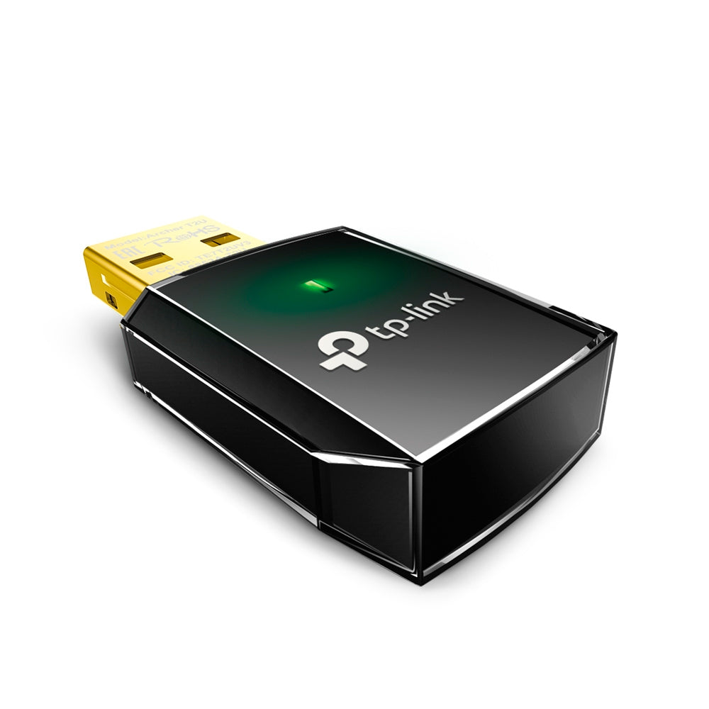 Mini Adaptador Wifi Tp-Link Archer T2U AC600 USB Dual Band / 2.4GHz / 5GHz - 600Mbps