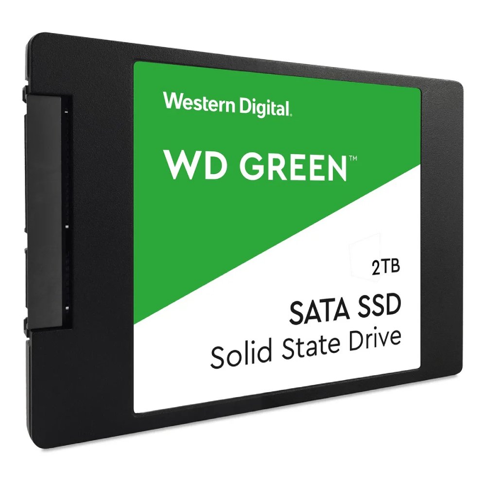 SSD Western Digital WD Green 2TB SATA III 2.5" Leitura 545MBs - WDS200T2G0A