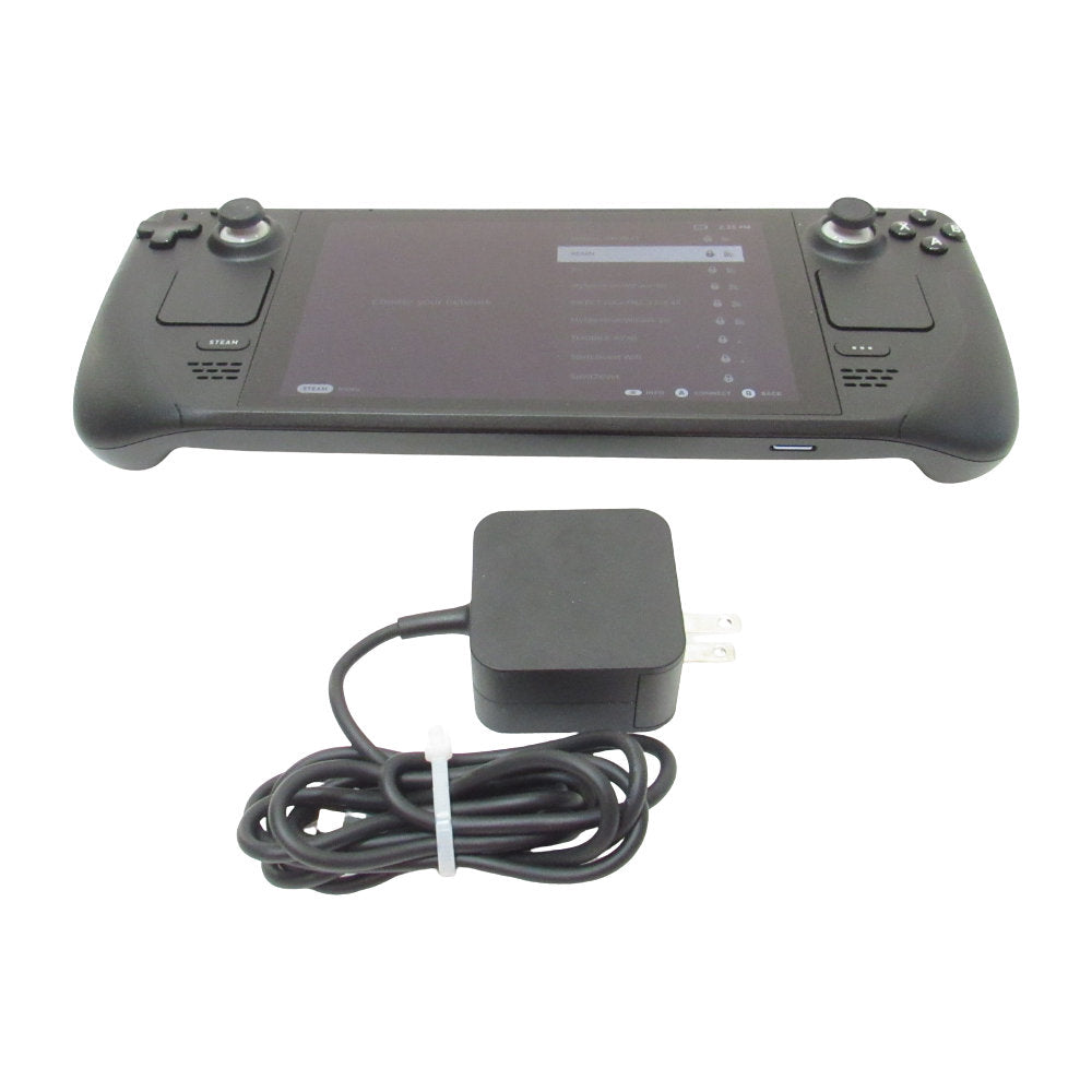 Valve Steam Deck Console Portátil 64GB eMMC RAM 16GB LPDDR5 Slot MicroSD - Preto