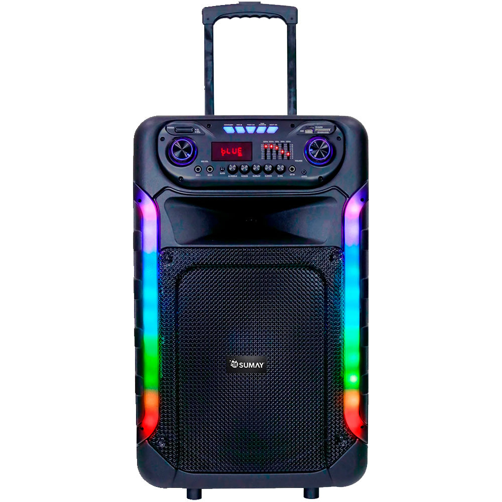 Caixa De Som Portátil 1200W RMS, Bluetooth, Função TWS, Sumay Power X Sm-CAP37, Bivolt