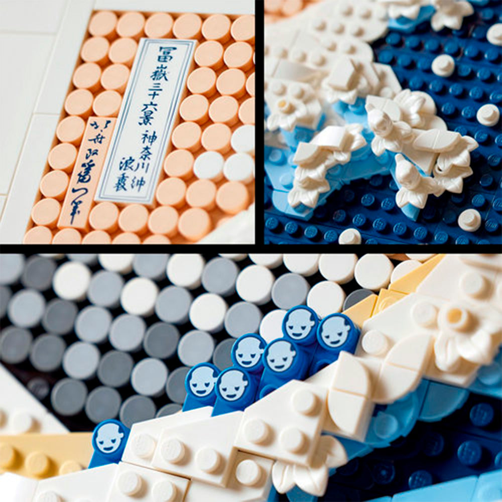 LEGO Art Hokusai A Grande Onda 31208 Com 1.810 Peças, Kit de Construção