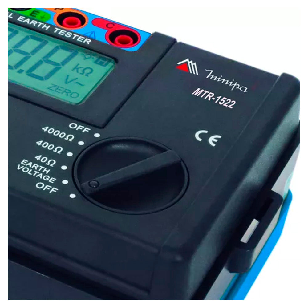 Terrômetro Digital 3/4- Display LCD 4000 Contagens MINIPA-MTR-1522