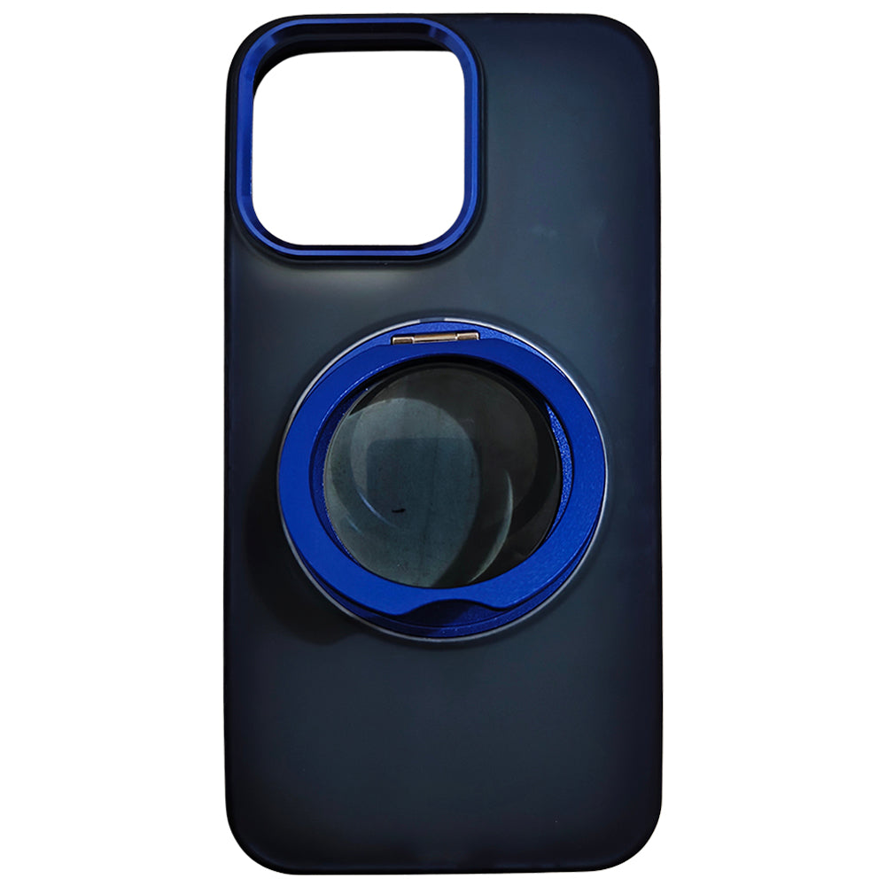 Capa Para iPhone 15 Pro Max, Suporte Para Carregamento Magnético, Azul, BGM