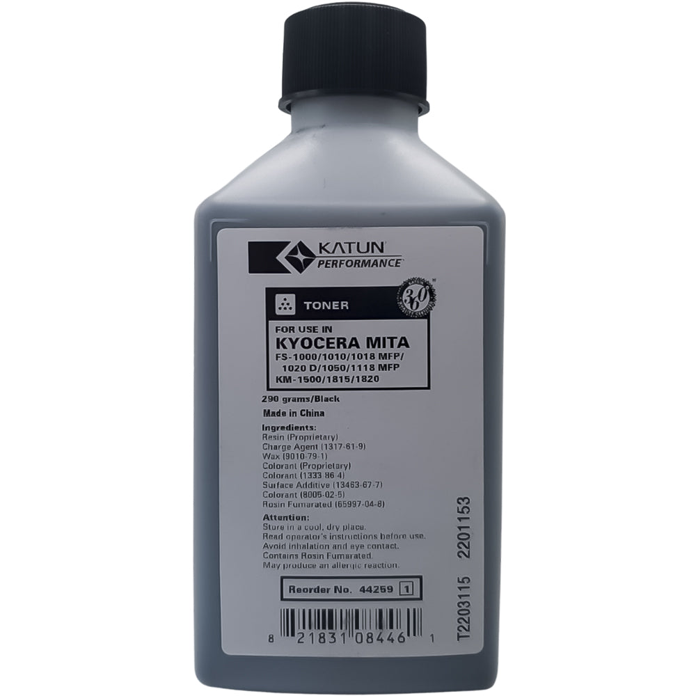 Refil de Toner para Kyocera Mita TK20/ TK100/ TK172/ TK1147/ FS1000/ FS1010/ FS1050 | Katun Performance 290g