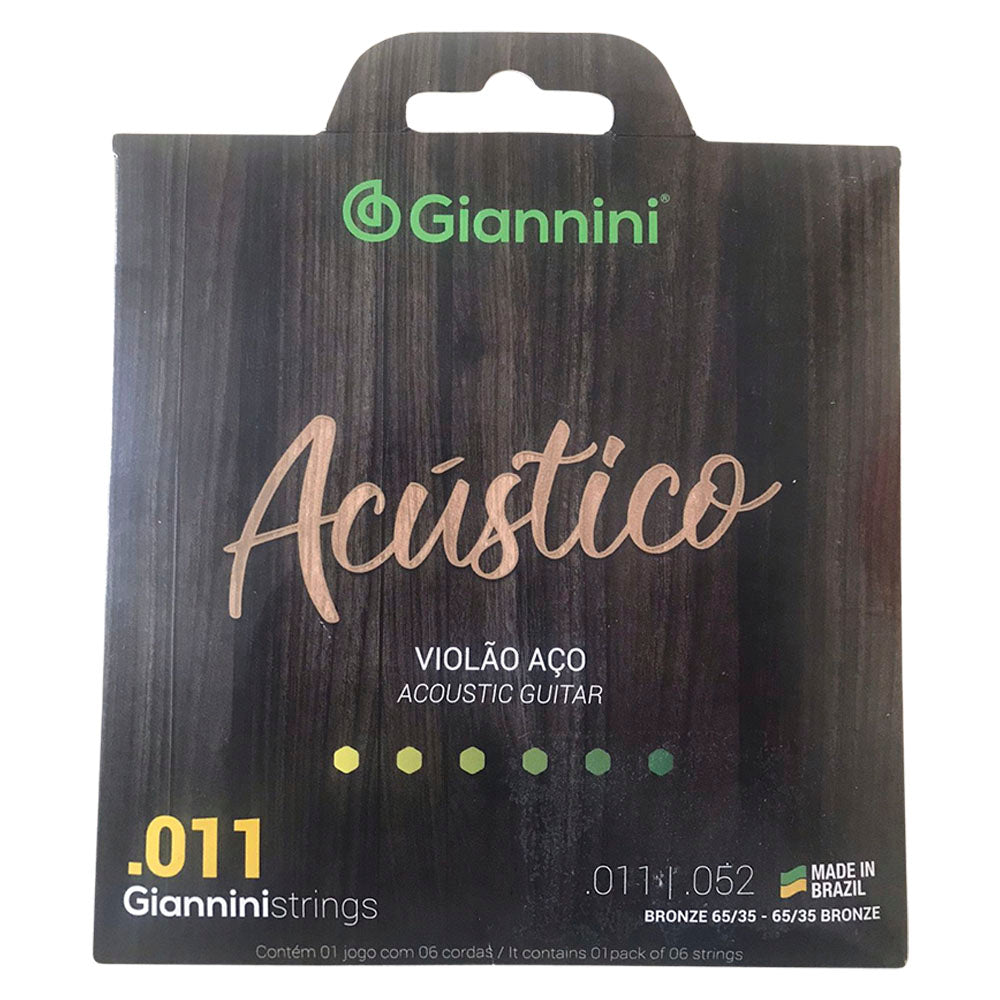 Encordoamento Violão Aço GIANNINI ACUSTICO GESPW