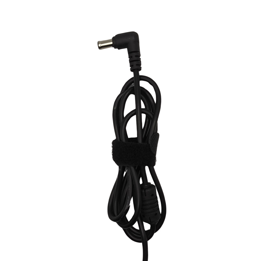 Fonte Compatível Para Notebook Sony, 19.5V, 4.7A, Plug Curvado Preto 6.5mm x 4.4mm