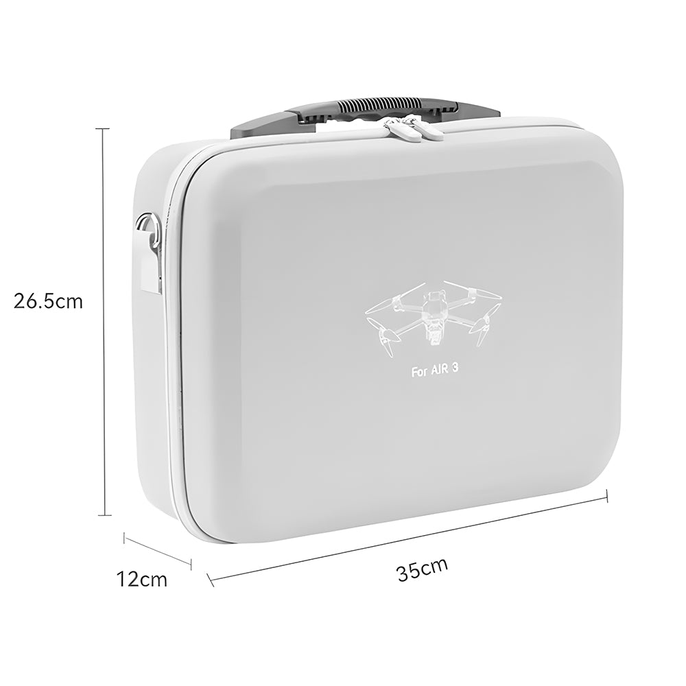 Maleta Case Para Transporte de Drone e Acessórios, Para DJI Air 3 / Air 3s, Cinza