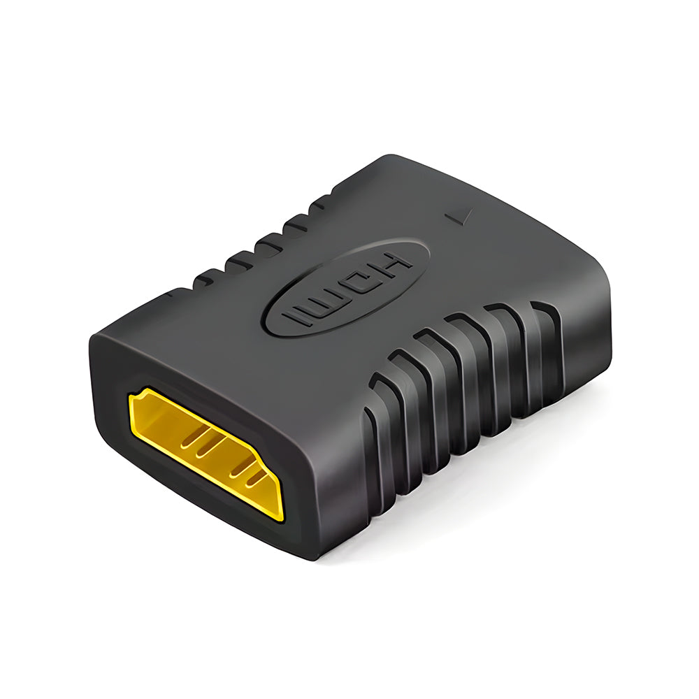 Emenda Adaptador HDMI Fêma Para HDMI Fêmea - Preto