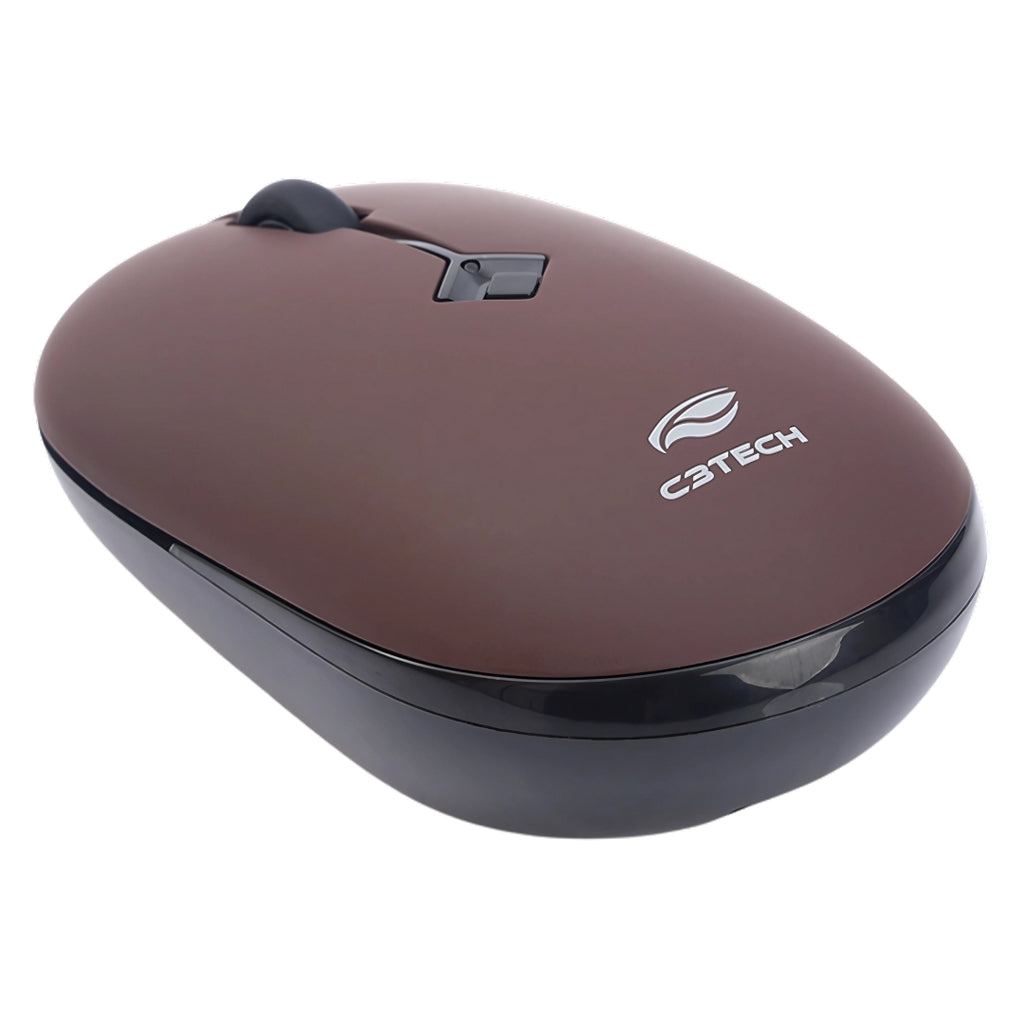 Mouse Sem Fio RC Nano, 2.4GHz, 1.600 DPI, M-W60RD, C3Tech, Plug and Play - Vermelho