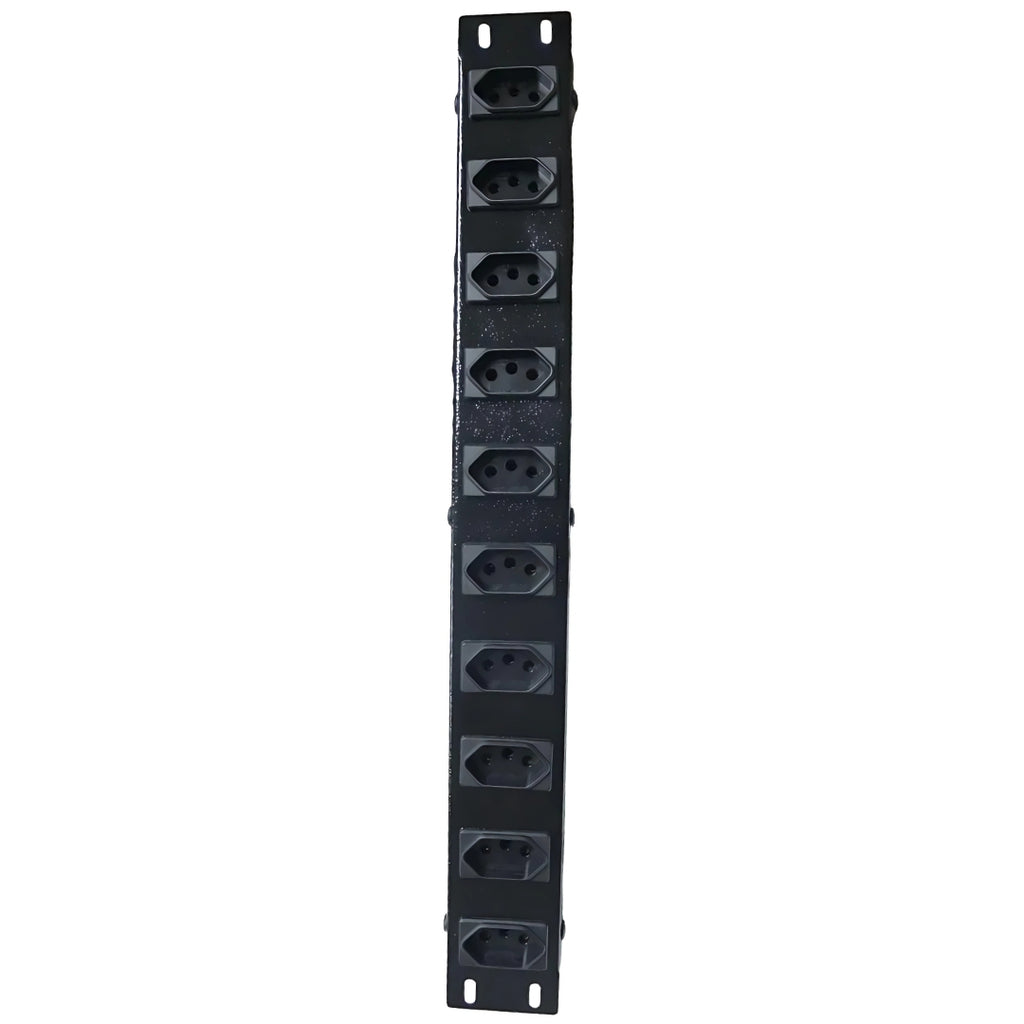 Régua 19 de 10 Posições, 20 Amperes, Para Rack Servidor - MAX ELETRON