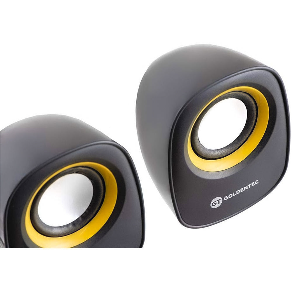 Caixa de Som 6 0W Rms Goldentec GT Music Preto com Laranja