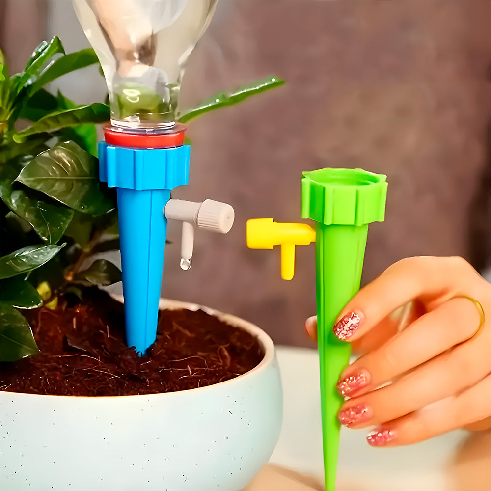 Kit Para Irrigação Com 20 Peças de Gotejadores, Válvula Acoplável
