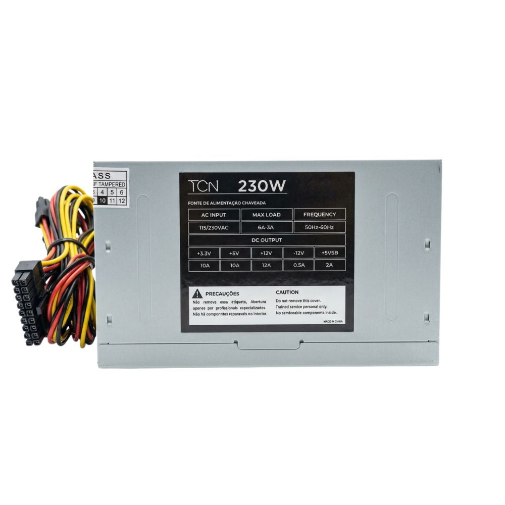 Fonte de Alimentação ATX Bulk TCN 230W S/ Cabo